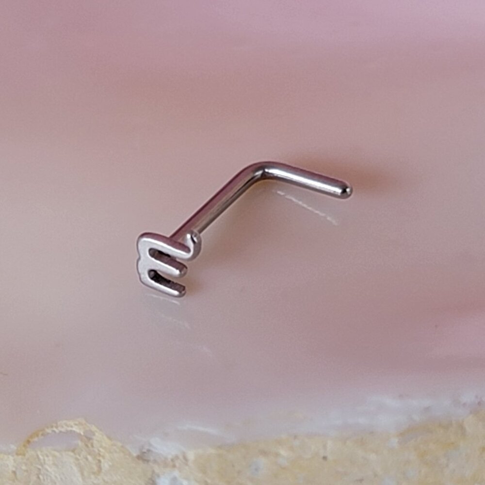 20G Scorpio nose L nostril piercing zodiac jewelry November birthday